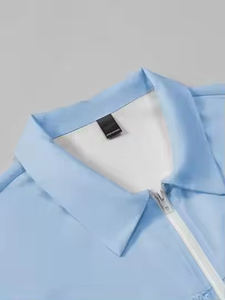 Personnalisé Vintage Boxy Lâche Zip Col Surdimensionné Crop Top À Manches Courtes Maille Respirant Maillots De Football Américain Plus Les Options De Taille - Product Image 2