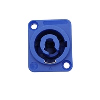 Connecteur Powercon 3 pôles, prise d'alimentation bleue, prise femelle, entrée 3 broches, connecteur Power Con bleu, prise Powercon 3 broches
