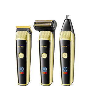 Kit de Afeitado VGR V-366 3 en 1 para Hombre, Afeitadora Eléctrica Profesional, Recortadora de Barba y Nariz, Juego de Cortapelos - Product Image 1