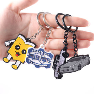 Metall Schlüssel anhänger Schlüssel bund mit Ihrem eigenen Logo weiche harte Emaille Auto Schlüssel anhänger für Taschen dekoration - Product Image 2
