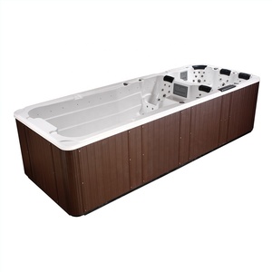 Venta caliente al aire libre contenedor piscina spa gran spa <span class=keywords><strong>con</strong></span> <span class=keywords><strong>jacuzzi</strong></span> Zona 1 tumbona - Product Image 1