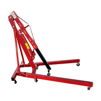 Grue de levage hydraulique pliable de 2 tonnes pour moteur, grue d'atelier avec levier facile pour le chargement et le levage de moteurs de véhicules