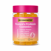 Gummies Probiotiques pour Femmes Soutien Équilibre pH Intime Flore Vaginale 60 Unités Ananas Vente en Gros