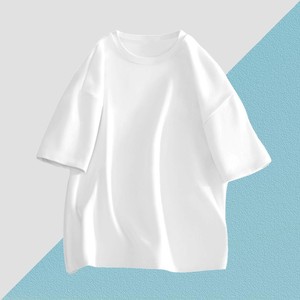 100% algodón sólido anti-pilling versátil Camiseta de manga corta hombres 2025 nuevo verano marca de moda nicho High Street estilo americano - Product Image 4