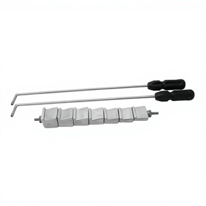 Horse Dental Multiple 7 Fulcrum Head with 2 Handles Set Customizable Veterinary Equine Dentistry <b>Tooth</b> Extraction <b>Tools</b> - Product Image 1