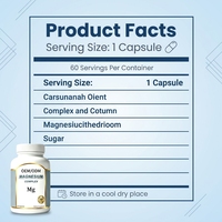 Complément de magnésium complexe, 8 formes de magnésium, 1 000 mg, complément alimentaire directement du fabricant OEM