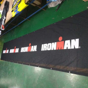 Lona Ignífuga Ventilada para Exteriores, Lona <span class=keywords><strong>de</strong></span> Malla Personalizada para Barrera <span class=keywords><strong>de</strong></span> Valla <span class=keywords><strong>de</strong></span> Edificios con Ojales - Product Image 2