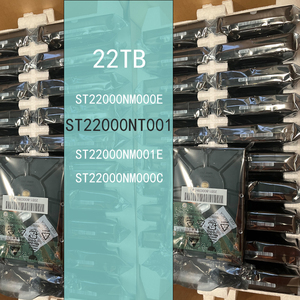 Disque dur NAS d'entreprise 22 To 3,5 pouces 7200 tr/min ST22000NT001 SATA 6 Gbit/s 256 Mo de cache CMR Interne pour serveur de stockage de centre de données - Product Image 1