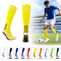Chaussettes de football antidérapantes OEM pour joueurs, entraînement intérieur/extérieur, vente en gros