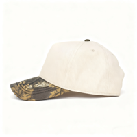 Topi Baseball 5 Panel Sublimasi Motif Camo Real Tree Terry Dot Pria Wanita 2 Warna Topi Golf Bordir Custom Cetak Logo