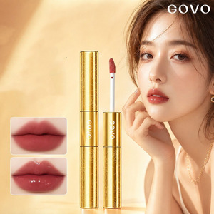 <span class=keywords><strong>GOVO</strong></span> Gloss à lèvres double embout, fini mat effet miroir, hydratation longue durée, non collant - Product Image 1