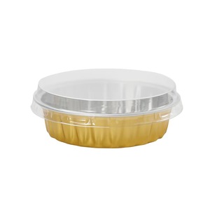Boîte ronde en aluminium pour gâteau au fromage <span class=keywords><strong>basque</strong></span>, adaptée au four, à la friteuse à air, boîte d'emballage, vente en gros disponible - Product Image 4