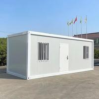 Maison-conteneur en métal moderne, écologique, peu profonde, résistante aux ouragans, insonorisée, isolée, imperméable, portable et démontable, pour hôtel