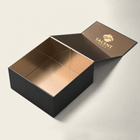 Boîte magnétique rigide en carton recyclable sur mesure, emballage de luxe, boîte cadeau pliable avec couvercle à fermeture magnétique
