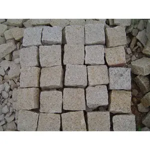 Murah Cina Alam Emas Sunset Granit G682 Batu Kubus Kecil 10x10x10