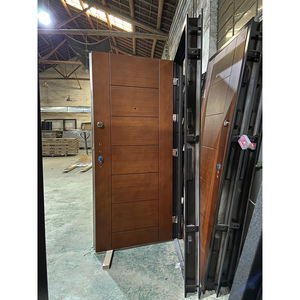 Puerta DE SEGURIDAD TECHTOP económica, modelo básico, puerta de entrada exterior principal de acero blindado para mercados de exportación - Product Image 2