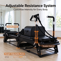 Machine de Pilates Megacore, lit Megaformer commercial pour l'entraînement en studio de Pilates
