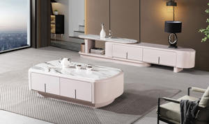 Mueble de TV para pared, gabinete laminado, <span class=keywords><strong>mesa</strong></span> de diseño, mesas bajas, mueble de TV para dormitorio - Product Image 5