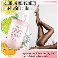 Lotion Corporelle Éclaircissante et Blanchissante Bio Fortifiée à la Vitamine C, Réparatrice au Glutathion, pour Peaux Noires (OEM/ODM)