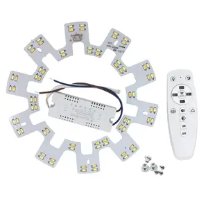 스마트 2.4G 천장 샹들리에 LED 5730 SMD 칩 교체 광원 표면 원격 제어 거실 주방