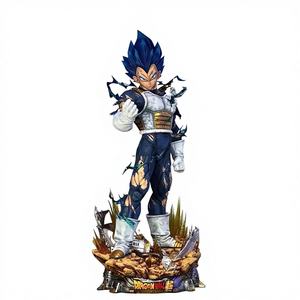 Figura de Acción de Resina de Fibra de Vidrio de Tamaño Real, Figura de Anime de Dragon Ball, Escultura de Vegeta de Resina - Product Image 1