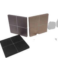 Screality — système d'automatisation intelligent, KNX e26, avec 4 gangs, panneau métallique en Aluminium, interrupteurs muraux