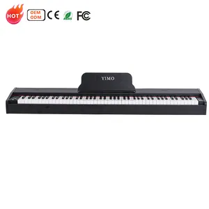 Sintetizador de teclado Musical Digital portátil, 88 teclas, nuevo diseño, venta al por mayor