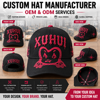 Gorra de Béisbol con Bordado 3D Personalizado, OEM, ODM, Marca Privada, Gorra Snapback con Logotipo Bordado para Ropa Urbana, Personalizada para Marca