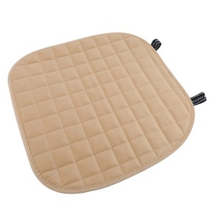 Coussin <span class=keywords><strong>de</strong></span> siège <span class=keywords><strong>de</strong></span> voiture universel monobloc en PU/coton pour la première rangée, toutes saisons, antidérapant, sans sangles ni dossier - Product Image 4
