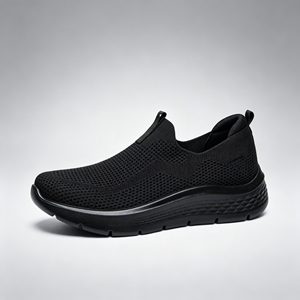 <span class=keywords><strong>Scarpe</strong></span> da Passeggio per Uomo per Tutte le Stagioni, Sneakers <span class=keywords><strong>con</strong></span> Tomaia in Maglia Fly Knitting per Uomini e Donne, Suola Morbida Nera, <span class=keywords><strong>Scarpe</strong></span> Sportive, Vendita all'Ingrosso OEM ODM - Product Image 3
