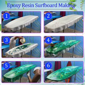 서핑 보드에 대한 도매 2:1 두 구성 요소 하드 타입 크리스탈 클리어 에폭시 수지 - Product Image 4