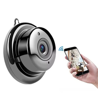 CCTV nirkabel Mini HD, kamera rumah pintar dengan Audio dua arah Wifi kartu memori pilihan penyimpanan Data CMOS Sensor pencitraan