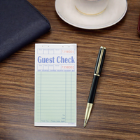 Carnet de chèques personnalisé pour hôtel et restaurant, chèque de 16 lignes