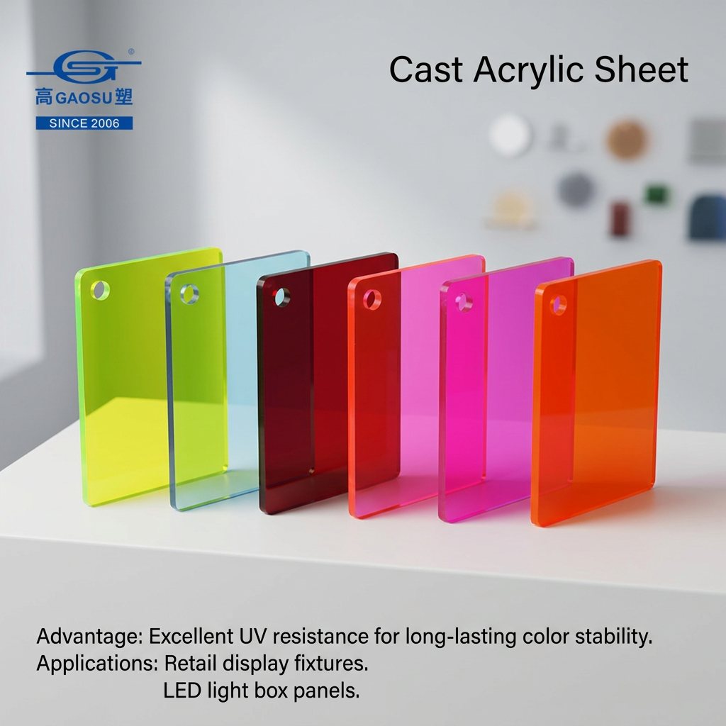 3mm Acrylic Sheet Cast High Clarity Clear Colored Frosted Durable PMMA Board for Furniture Deco · image 2