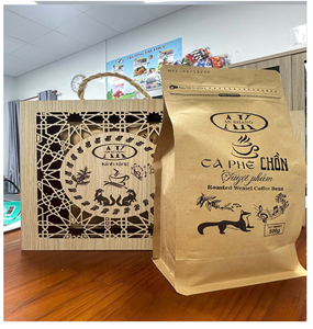 100% ออร์แกนิกเมล็ดกาแฟเวียดนามมีกลิ่นหอมเข้มมีกลิ่นหอมสีเขียวแปรรูปเป็นกลุ่มบรรจุจำนวนมาก - Product Image 2