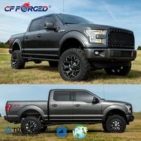 Nouvelles jantes tout-terrain forgées 4x4 de 20-22 pouces 6x135 25 mm pour F-150 Expedition, design concave noir brillant, alliage d'aluminium