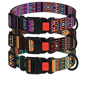 Collar para perro diseño azteca con hebilla ajustable y separable para perros pequeños, medianos y grandes - Product Image 1