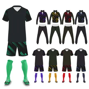 Servizio OEM personalizzato kit di abbigliamento da calcio traspirante nome e numero personalizzati maglie da calcio maglia da calcio sublimata uniforme da calcio