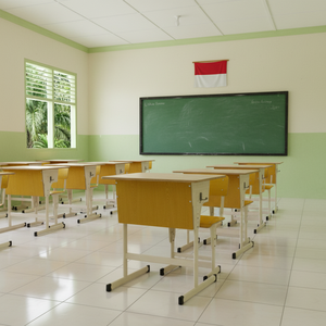 Ensemble de bureau et de chaise d'école à hauteur réglable, plateau en MDF, cadre en acier, mobilier pour étudiants pour la salle de classe - Product Image 3