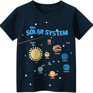 Enfant en bas âge garçon tricoté coton t-shirt personnalisé Applique Boutique vêtements été enfants garçon vêtements chemise à bas prix usine directe - Product Image 4