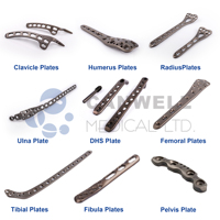 Plaque DHS Canwell 135 degrés, Plaque de barillet DHS, Vis de hanches dynamique DHS, Vis de lag DHS DCS, Plaque pour fracture proximale du fémur