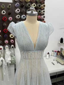 OUDINA Vestidos Casuales de Fiesta Elegantes para Mujer, de Alta Calidad, Corte A, Cuello en V, Espalda Descubierta, Estilo Swing - Product Image 6