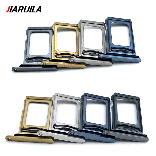 Factory Mobile Phone Parts Sim Card Tray for IPhone 13 Pro / 13 Pro Max Dual Sim Card Rotation Flex Mobile Phone Spare Parts