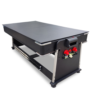 Table de <span class=keywords><strong>billard</strong></span> 4-en-1 de 7 pieds avec hockey sur air, table à manger et table de tennis de table pour adultes - Vente en gros - Product Image 5