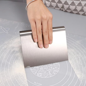 Ustensiles de cuisine commerciaux en acier inoxydable lave-vaisselle pâtisserie grattoir banc grattoir manuel <span class=keywords><strong>pain</strong></span> coupe-pâte diviseur pour cuisine - Product Image 5