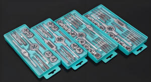 12/20Pcs Metric Hand Tap and Mould Kit M3-M12 Threaded Plug Straight Cone Reamer Tool Tap Mould Kit Tool Tap and <strong>Die</strong> <strong>Set</strong> Metric - Product Image 4