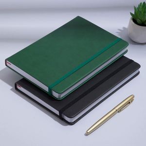 Libreta A5 Personalizable de Cuero PU, Económica, para Empresas, con Logotipo Impreso, Encuadernación con Correa Elástica y Logotipo Personalizado - Product Image 2