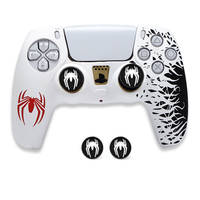 Funda Protectora de Silicona Suave con Estampado de Araña Compatible con el Control de Juego de PS5, Cubierta Antideslizante con Agarre Cómodo