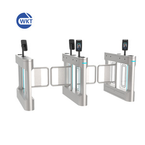 WAN phim hoạt hình tốc độ cao swing turnstile ngoài trời không thấm nước phòng tập thể dục Flap rào cản thanh toán không dùng tiền mặt nửa chiều cao cổng với 0.4S phản ứng - Product Image 2