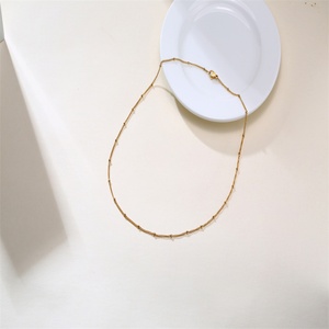 Wholesale Choker Necklace Custom Gold Plated Personalized Jewelry <b>Chain</b> Necklace - Product Image 5